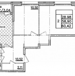 Продажа 2-комн квартиры на вторичном рынке Полюстровский пр-кт,  д. 77