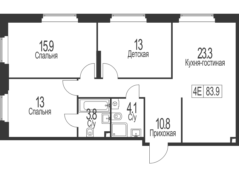 Продажа 3-комн квартиры в новостройке Москва г., Электролитный проезд,  к. 3