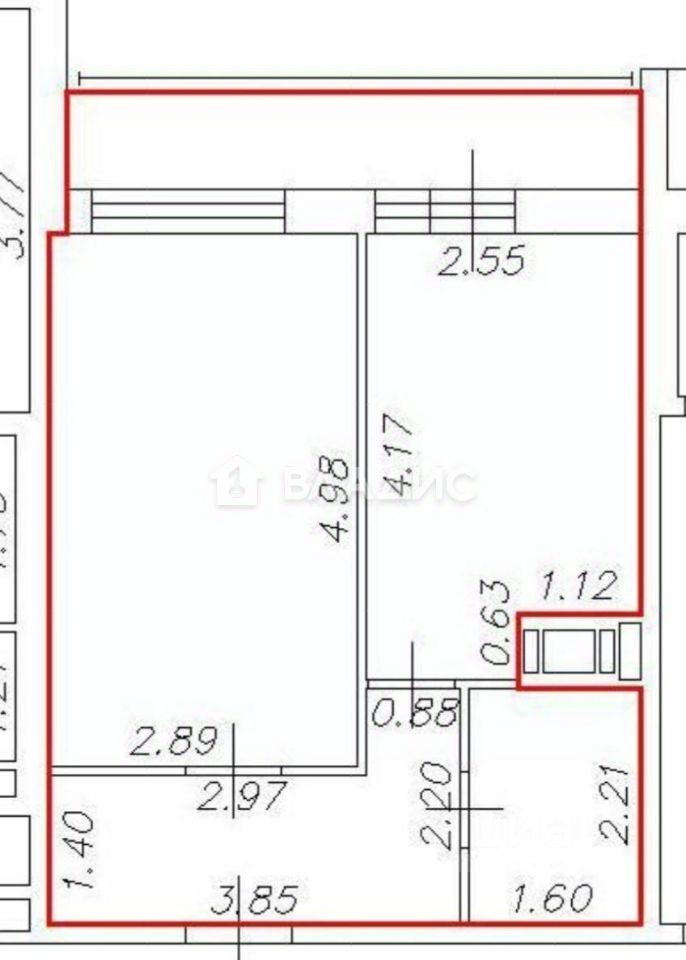 Продажа 1-комн квартиры на вторичном рынке улица Маршала Казакова, 70к1с2