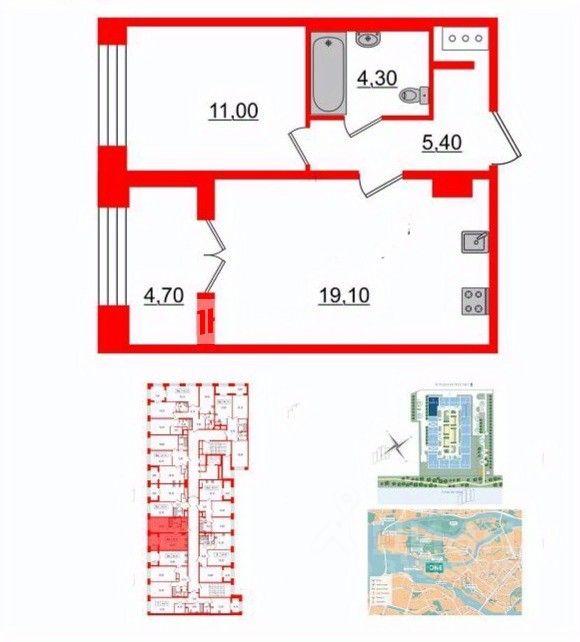 Продажа 1-комн квартиры на вторичном рынке Петровский проспект, 26к2