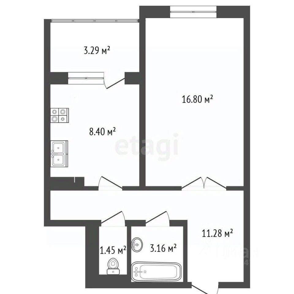 Продажа 1-комн квартиры на вторичном рынке пос. Володарского, Текстильная улица, 10
