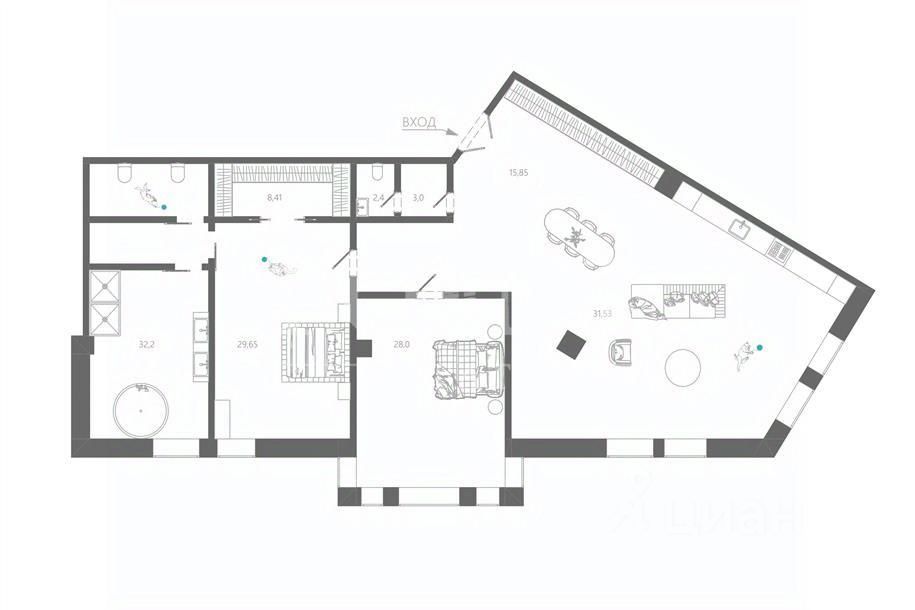 Продажа 4-комн квартиры на вторичном рынке улица Охотный Ряд, 2