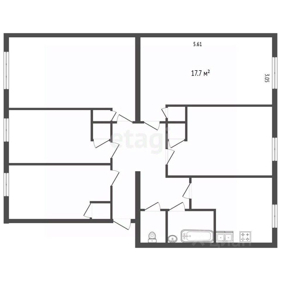 Продажа комнаты улица Пилотов, 16К2