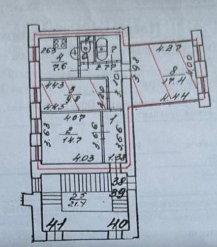 3-комн квартира набережная Обводного Канала, 142/16