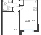 Продать Квартиры в новостройке Санкт-Петербург г., Муринская дор.   29.6