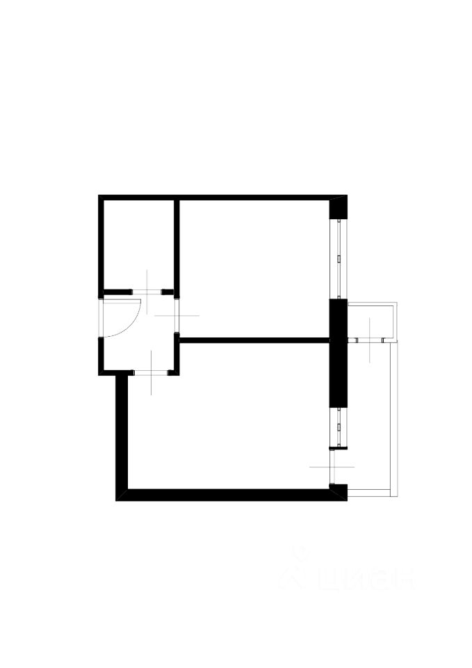 Продажа 1-комн квартиры на вторичном рынке д. Бородино, улица Малая Бородинская, 1к3