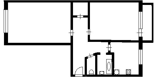 2-комн квартира проспект Энергетиков, 54К1