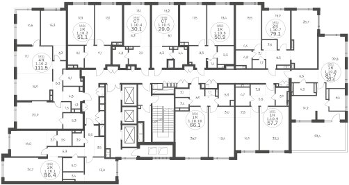 Продажа 2-комн квартиры в новостройке Крылатская ул,  д. 33 к2