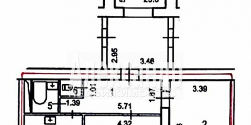 2-комн квартира Разночинная Б. ул,  д. 11
