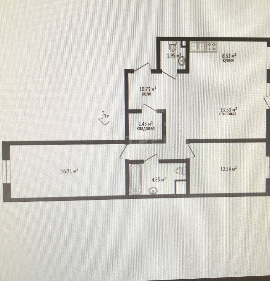 Продажа 3-комн квартиры на вторичном рынке Аптекарский проспект, 18