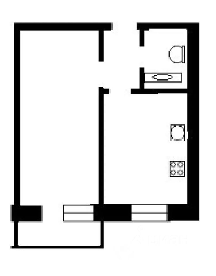 Продажа 1-комн квартиры на вторичном рынке пос. Шушары, Московское шоссе, 268