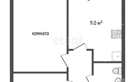 Продажа 1-комн квартиры на вторичном рынке Борисовка, Весёлая улица,  д. 14