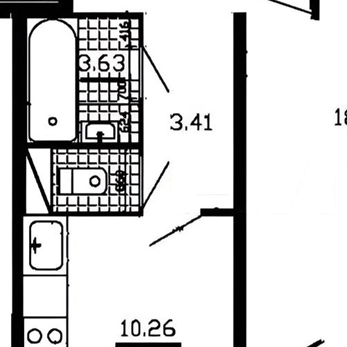 1-комн квартира аллея Поликарпова, 10К1