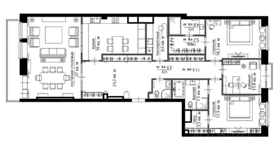 Продажа 3-комн квартиры на вторичном рынке улица Ефремова, 19к2