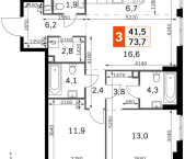 Продать Квартиры в новостройке Москва г., Шеногина ул.   6.3