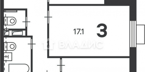 3-комн квартира проезд Шокальского,  д. 28А