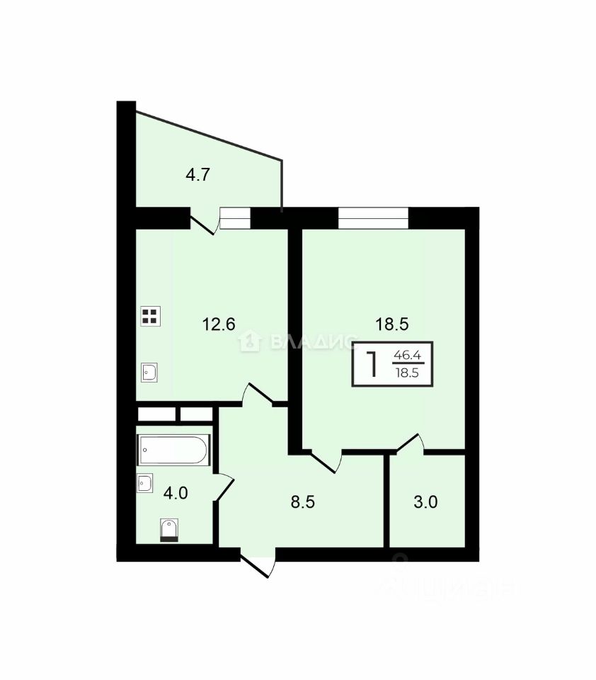 Продажа 1-комн квартиры на вторичном рынке Ленинский проспект, 64к1