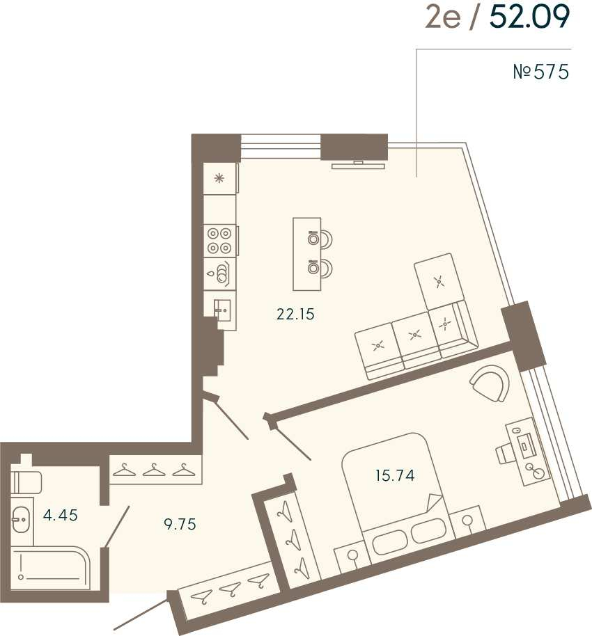 Продажа 1-комн квартиры в новостройке Ремесленная улица, дом 17, литера З