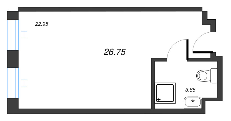 Продажа студии Санкт-Петербург г., Обводного кан. наб.,  к. 1