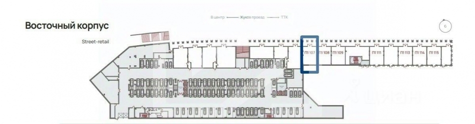 Аренда торгового помещения Жуков проезд,  д. 21Б