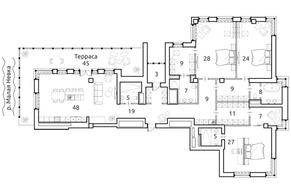 Продажа 3-комн элитного жилья Динамо пр-кт,  д. 2А