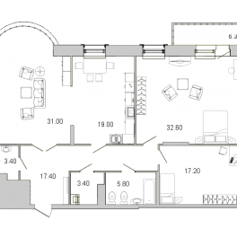 Продажа 3-комн квартиры в новостройке Санкт-Петербург г., Глухая Зеленина ул., к. 8 Продажа 3-комн квартиры в новостройке Санкт-Петербург г., Глухая Зеленина ул., к. 8