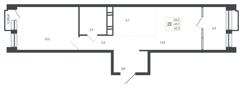 Продажа 1-комн квартиры в новостройке Борисовка д., Полевая ул.,  к. 18