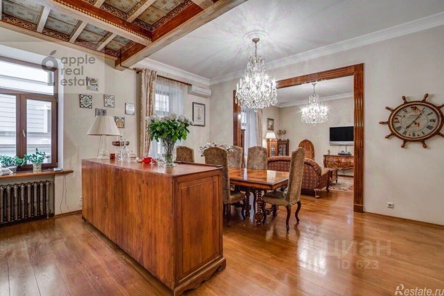 Аренда 3-комн квартиры на вторичном рынке Молчановка М. ул,  д. 6