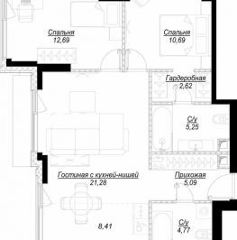 Продажа 2-комн квартиры в новостройке Москва г., 1-й Сетуньский проезд, к. RiverSide Продажа 2-комн квартиры в новостройке Москва г., 1-й Сетуньский проезд, к. RiverSide