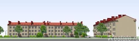 Продажа 2-комн квартиры в новостройке Рощино пгт, Тракторная ул,  д. 15,  к. 1