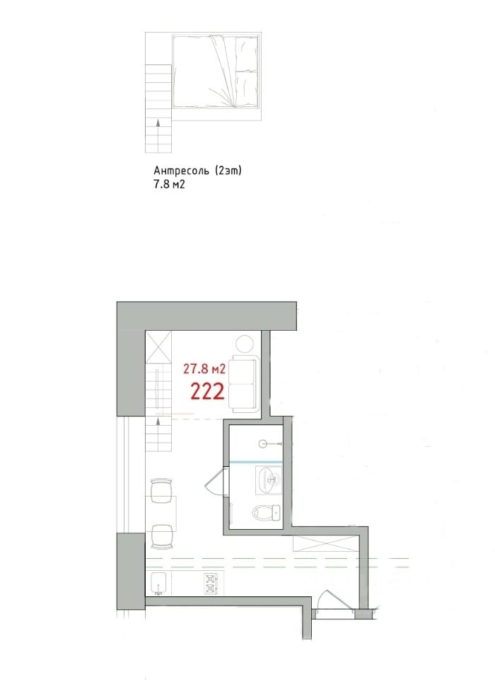 Продажа студии Большая Почтовая улица, 18/20С15