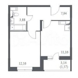 Продажа 1-комн квартиры на вторичном рынке ул Логинова,  д. 7,  к. 2