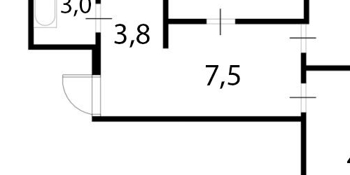 3-комн квартира Кантемировская улица, 20К1