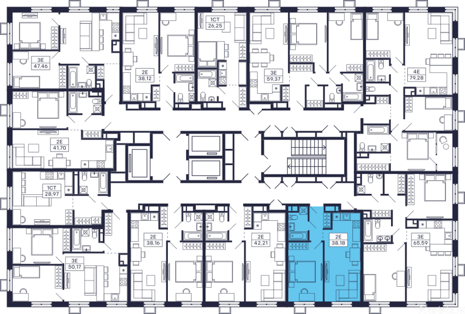 Продажа 1-комн квартиры в новостройке Красногорск, Россия, Московская область, Красногорск, Большая Воскресенская улица, 1
