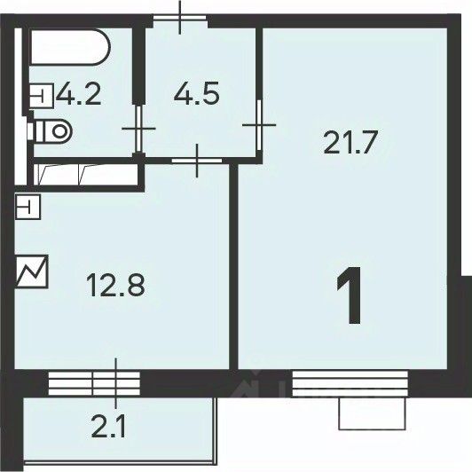 Продажа 1-комн квартиры на вторичном рынке Балаклавский проспект, 17