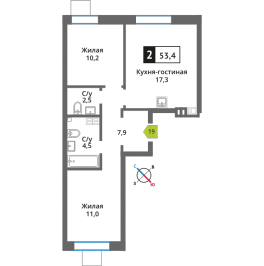 Продажа 2-комн квартиры в новостройке Светлые Горы п., Пятницкое ш., к. 7 Продажа 2-комн квартиры в новостройке Светлые Горы п., Пятницкое ш., к. 7