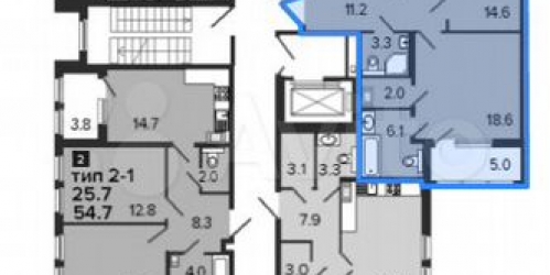 2-комн квартира Красноармейская 12-я ул,  д. 24