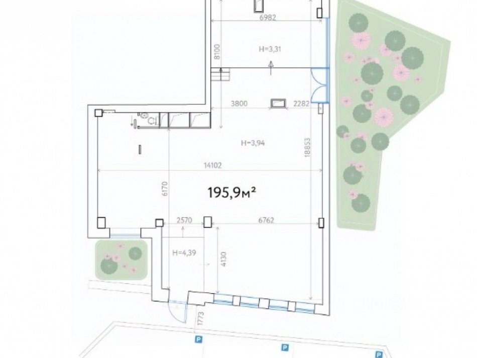Аренда торгового помещения Еропкинский пер,  д. 16