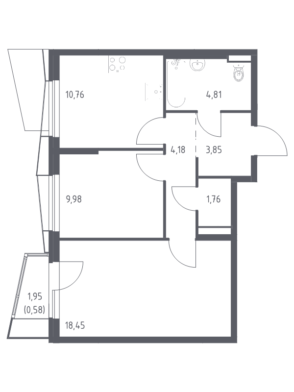 Продажа 2-комн квартиры в новостройке Балашиха г., Балашихинское ш.,  к. 4