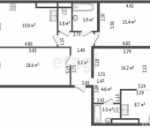 Продать Квартиры вторичка Озерковский 3-й пер  1 к1 