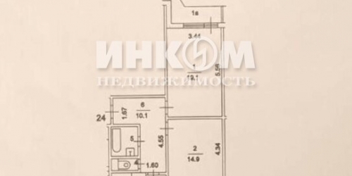 2-комн квартира ул Борисовские Пруды,  д. 14,  к. 5