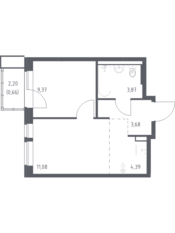 Продажа 1-комн квартиры в новостройке Балашиха г., Балашихинское ш.,  к. 3