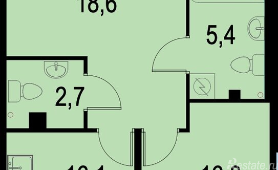 Продажа 2-комн квартиры на вторичном рынке Патриотов пр-кт,  д. 33