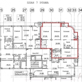 Продажа 4-комн квартиры в новостройке Радищева ул,  д. 39