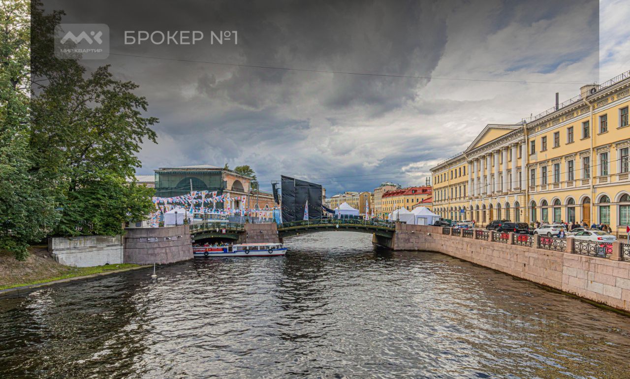 Продажа 6-комн квартиры на вторичном рынке набережная Реки Мойки, 1/8