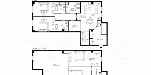5-комн квартира Хилков переулок,  д. 1