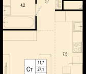 Продать Квартиры в новостройке Борисовка д., Полевая ул.   17