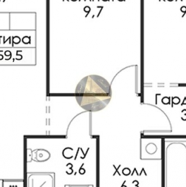 Продажа 2-комн квартиры на вторичном рынке Галерный проезд,  д. 1 к2