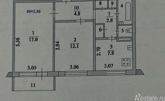 Продажа 2-комн квартиры на вторичном рынке Серпухов, ул Советская,  д. 102б