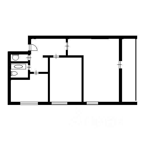 Продажа 2-комн квартиры на вторичном рынке улица Говорова, 11к1
